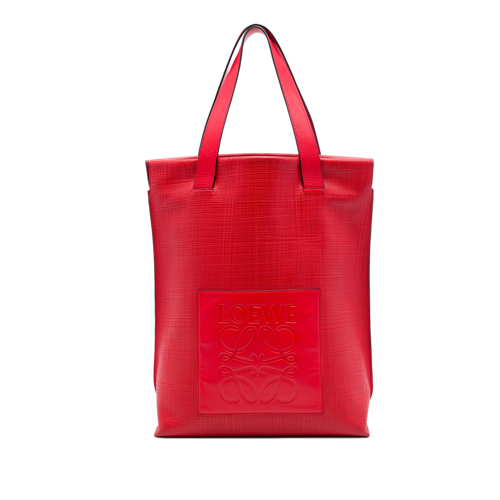 Pre-Loved LOEWE Anagram Leather Shopper Tote